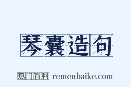 琴囊造句是什么意思的图片